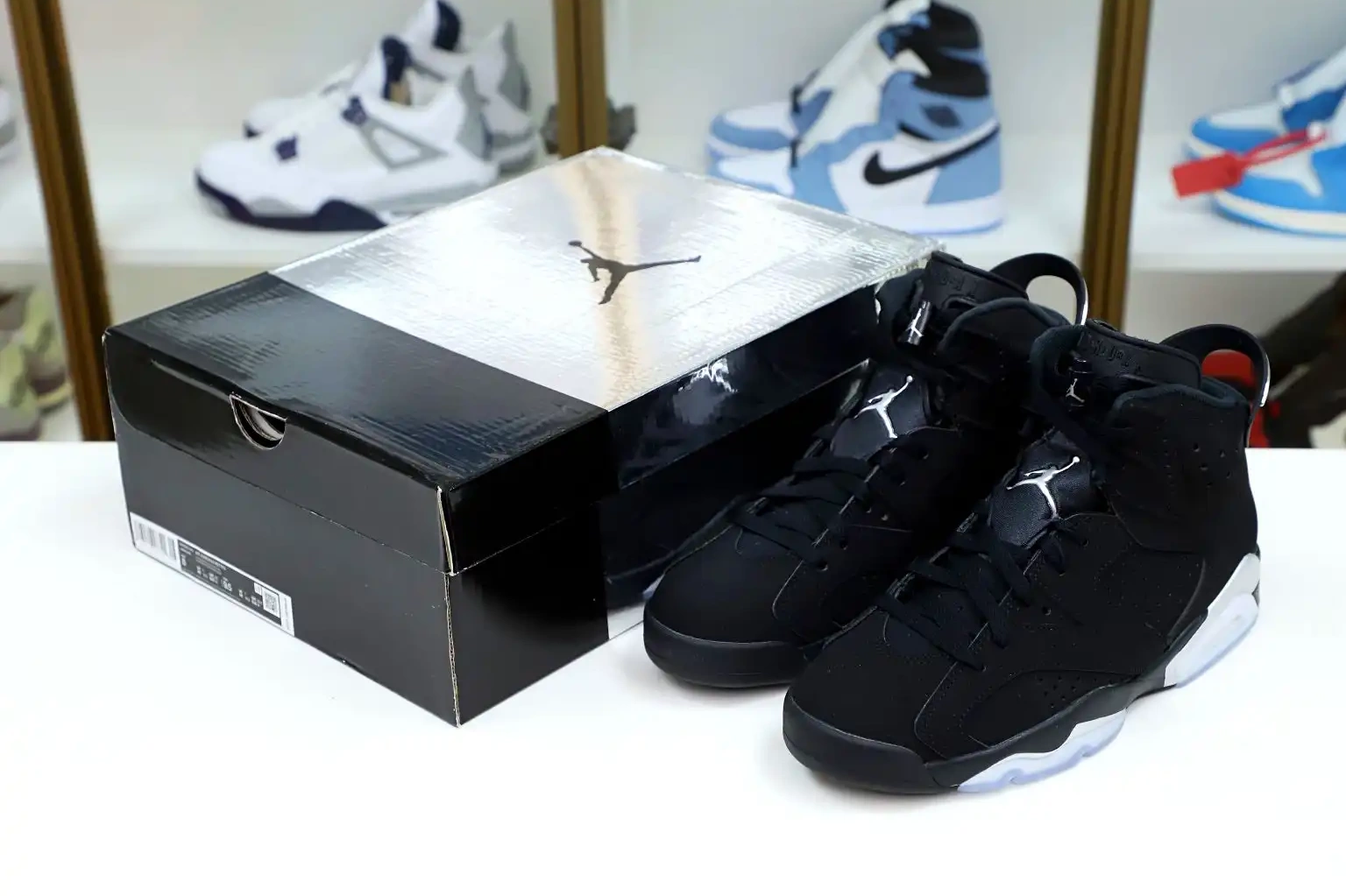 Kimikick CHROME AIR JORDAN 6 0718